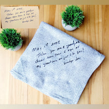 Handwriting Personalized Blanket
