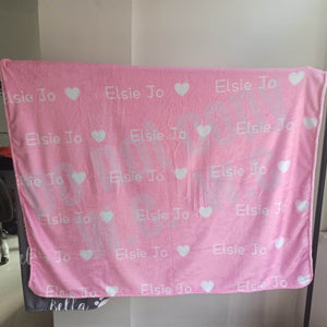 **PRE ORDER Round 14** Heart & Paw NAME BLANKETS  **PURCHASE ALONE** READ DESCRIPTION PLEASE**
