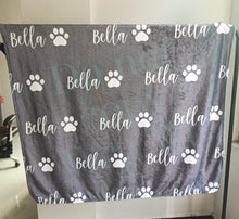 **PRE ORDER Round 17** Heart & Paw NAME BLANKETS  **PURCHASE ALONE** READ DESCRIPTION PLEASE**