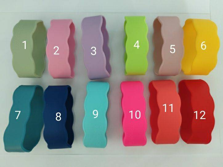 **RTS** Silicone Cup Labels Heat Resistant **PURCHASE ALONE** READ Description**