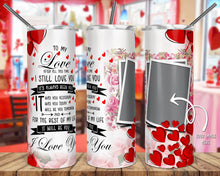 Valentines Tumbler " Love " **HOT ITEM**