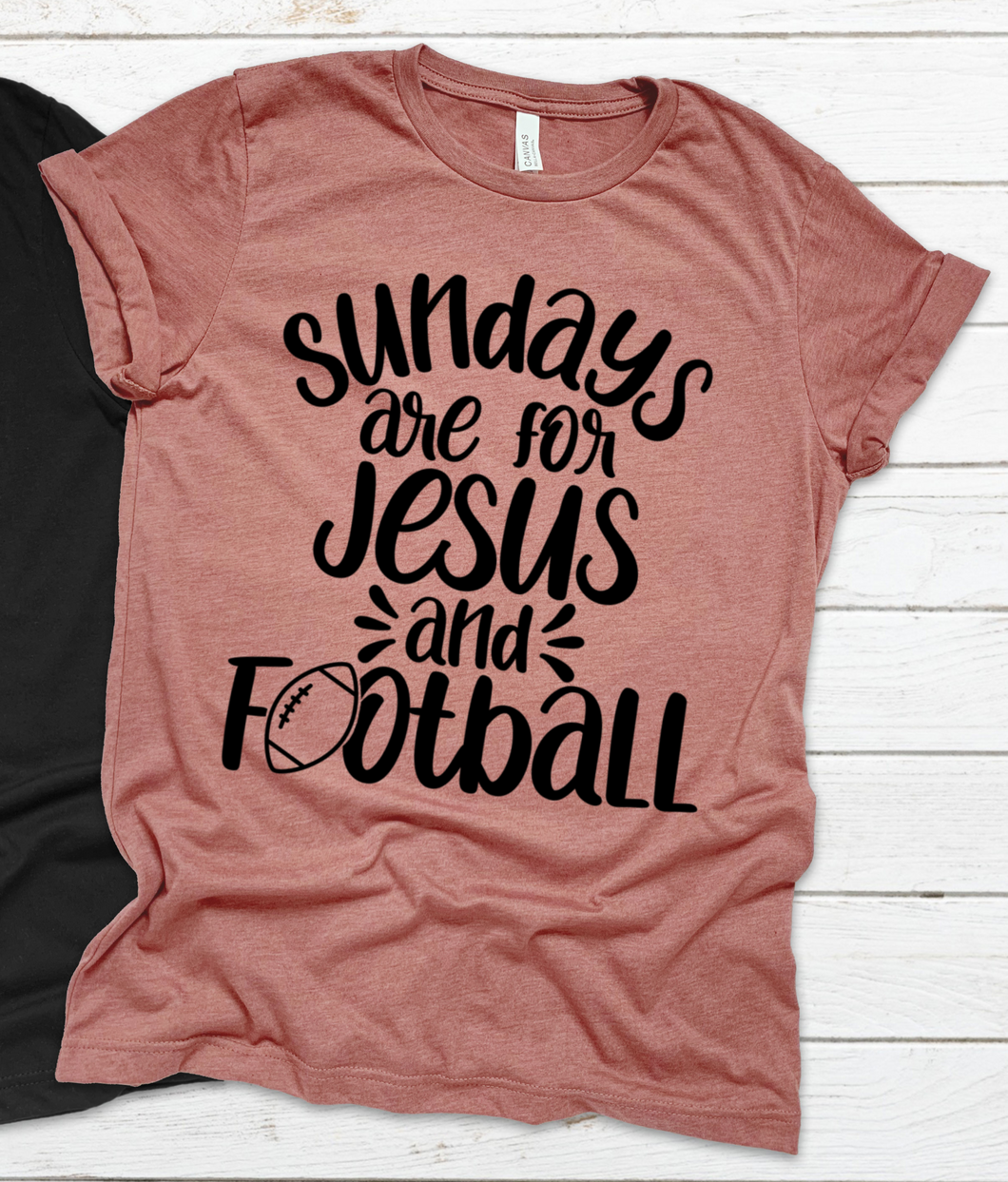 #20158 - Screen Print Transfer Ready to Press - SUNDAY'S JESUS & FOOTBALL