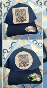 #90006 -  Leather Hat Patches - COUGARS MASCOT (HAT PATCHES)