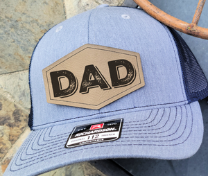 #90010 - Leather Hat Patches -  DAD, MOM & MINI (MATCHING SET)