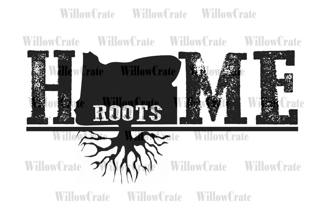 #1059 Digital Download - Oregon Roots - PNG Only